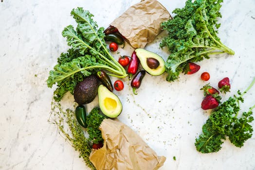 colorful array of fruits and vegetables