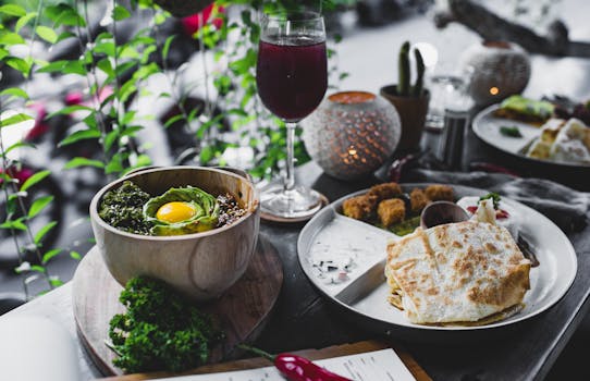 plant-based dish served at a restaurant