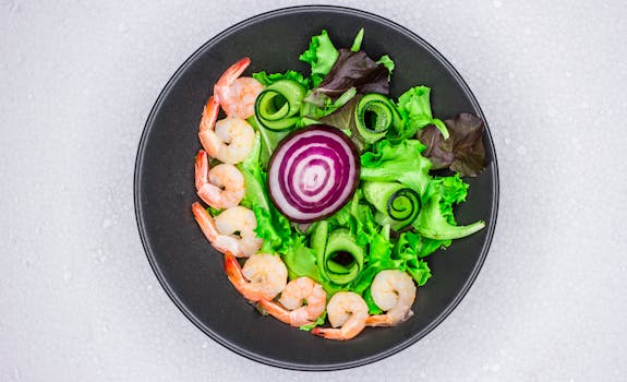 a vibrant bowl of leafy greens and beans