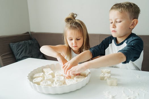 a family enjoying a plant-based meal