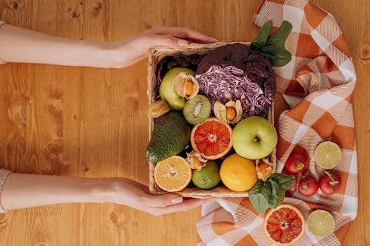 image of fresh fruits and vegetables