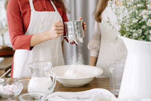 a cozy kitchen with homemade nut milk ingredients