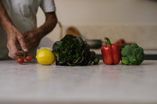 plant-based dessert ingredients on a kitchen counter