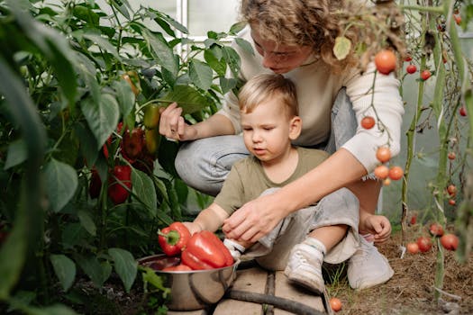 fresh seasonal vegetables and fruits