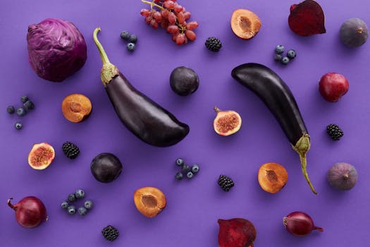 A colorful array of fruits and vegetables