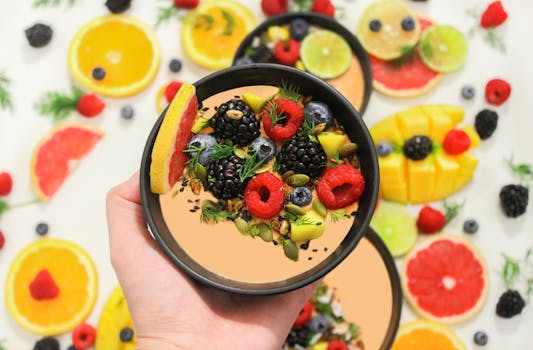 bowl of colorful fruits