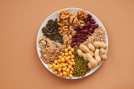 colorful vegetables and grains at a workshop