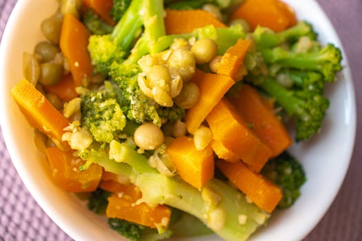 fresh vegetables in a bowl