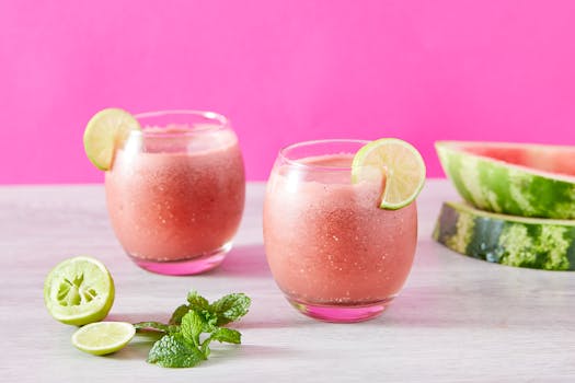 a refreshing watermelon salad with mint leaves