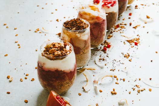 colorful no-bake plant-based desserts