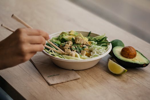 protein-rich tofu salad